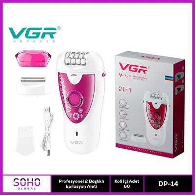 Profesyonel 2 Başlıklı Epilasyon Cihazı