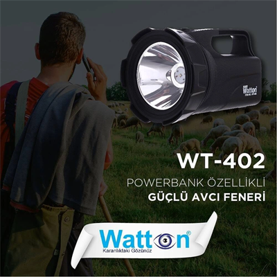 Profesyonel Avcı Feneri 30 W Gücünde Wt-402