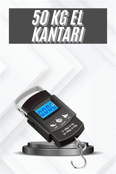 Profesyonel El Terazisi El Kantarı 50 Kg Dijital Göstergeli Tartı