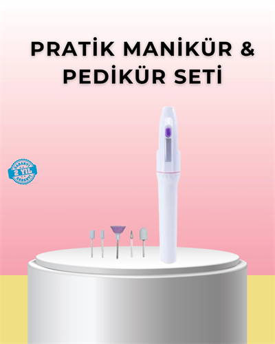 Profesyonel Elektrikli Tırnak Bakım Matkap Seti – Düşük Gürültü ve Taşınabilir Tasarım