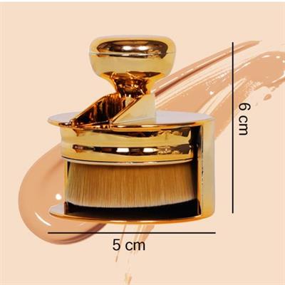 Profesyonel Geniş Pratik Tutma Saplı Gold Büyük Fondöten Yayma Fırçası (3936)