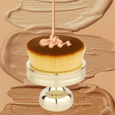 Profesyonel Geniş Pratik Tutma Saplı Gold Büyük Fondöten Yayma Fırçası (3936)