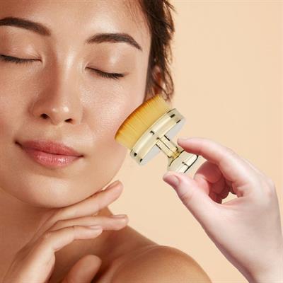 Profesyonel Geniş Pratik Tutma Saplı Gold Büyük Fondöten Yayma Fırçası (3936)