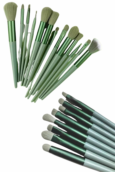 Profesyonel Makyaj Fırça Seti 13 Parça Yumuşak Kıllı Fırça Seti Far Fırçası