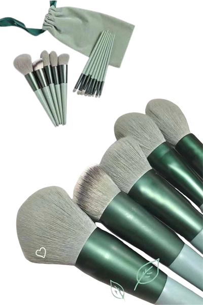 Profesyonel Makyaj Fırça Seti 13 Parça Yumuşak Kıllı Fırça Seti Far Fırçası