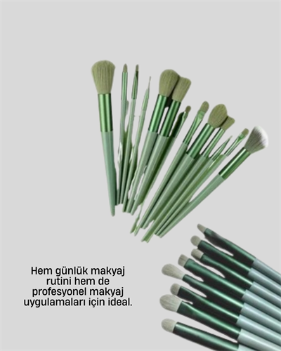 Profesyonel Makyaj Fırça Seti Yumuşak Kıllı Taşınabilir Çantalı