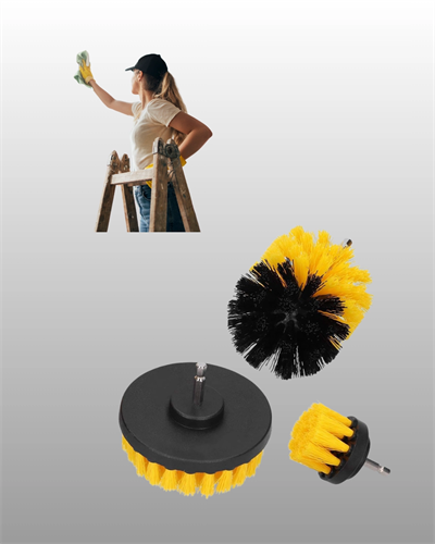 Profesyonel Matkap Ucu Temizlik Fırçası 3’lü Set