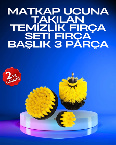 Profesyonel Matkap Ucu Temizlik Fırçası 3’lü Set
