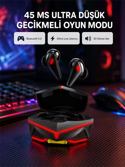 Profesyonel Oyuncular İçin Bluetooth Kulaklık