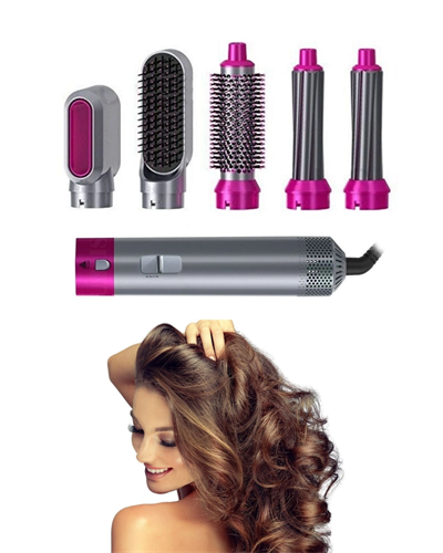 Profesyonel Saç Şekillendirici 5 Fonksiyonlu Fön Düzleştirme ve Dalga Yapma Seti