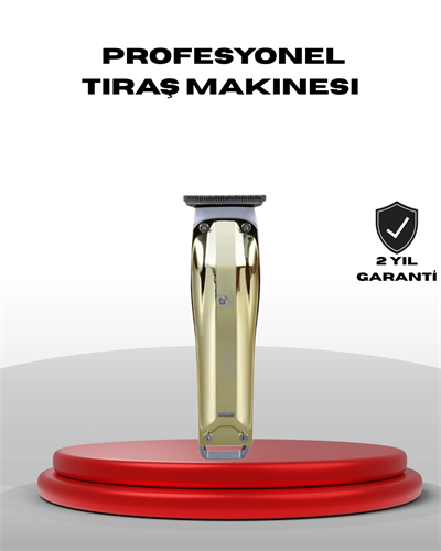 Profesyonel Saç ve Sakal Kesme Tıraş Makinesi USB Şarjlı Güçlü Motorlu