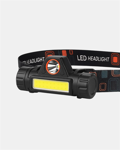 Profesyonel Şarjlı LED Kafa Lambası – Uzun Mesafe + Ortam Aydınlatması