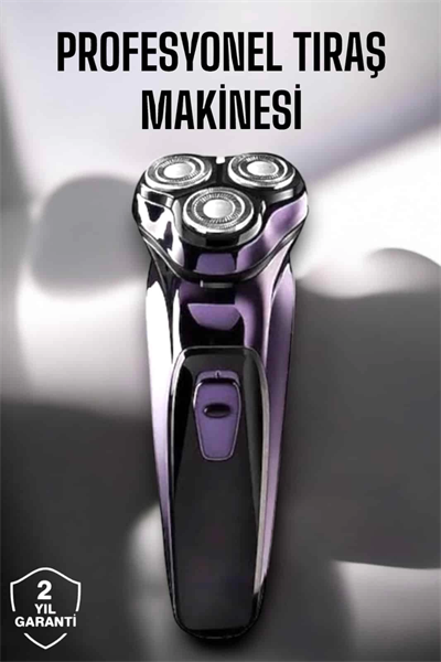 Profesyonel Şarjlı Saç ve Sakal Tıraş Makinesi Hassas Kesim
