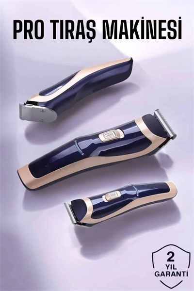 Profesyonel Şarjlı Saç ve Sakal Traş Makinesi Kolay Kullanım