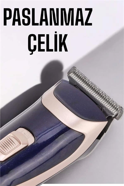 Profesyonel Şarjlı Saç ve Sakal Traş Makinesi Kolay Kullanım