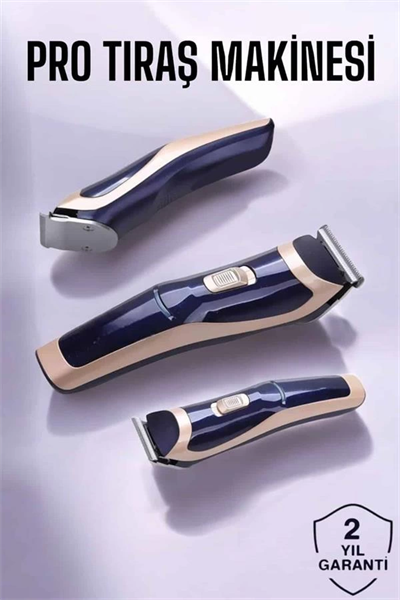 Profesyonel Şarjlı Saç ve Sakal Traş Makinesi Kolay Kullanım