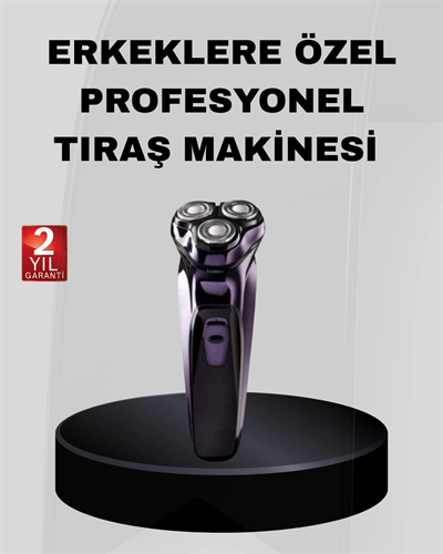 Profesyonel Şarjlı Tıraş Makinesi Ayarlanabilir Başlıklı Kablosuz