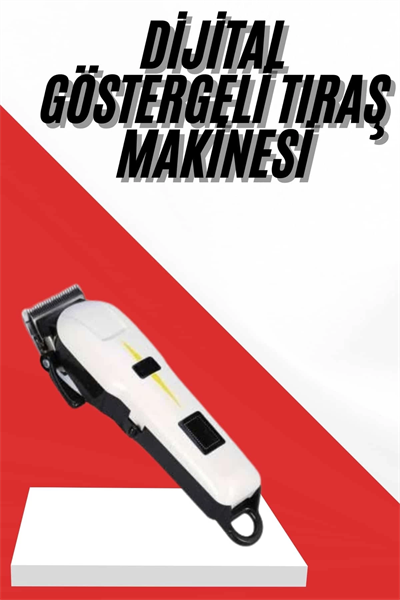 Profesyonel Şarjlı Tıraş Makinesi Turbo Kablosuz Saç Kesme Makinesi