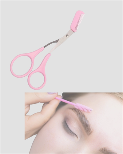 Profesyonel Taraklı Kaş Makası – Evde ve Salon Kullanımına Uygun