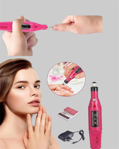 Profesyonel Tırnak Matkap Makinesi – USB Şarjlı, Ayarlanabilir Hız, Düşük Titreşimli ve Sessiz Çalışma