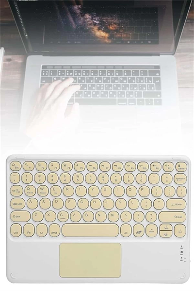 Profesyonel Wifi Q Klavye Bluetooth Klavye Touchpad 10.8 Inç