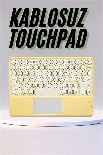 Profesyonel Wifi Q Klavye Bluetooth Klavye Touchpad 10.8 Inç