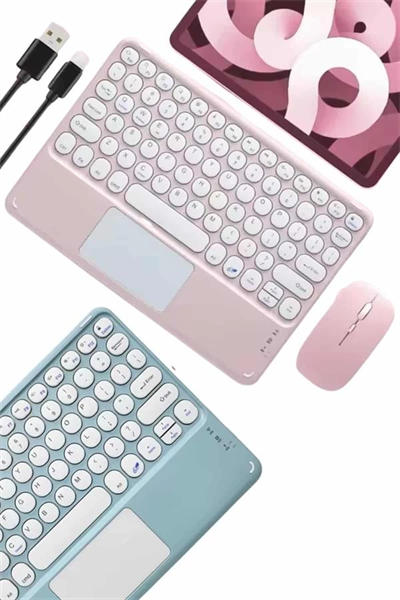 Profesyonel Wifi Q Klavye Bluetooth Klavye Touchpad 10.8 Inç