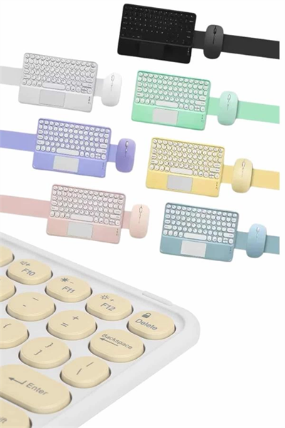 Profesyonel Wifi Q Klavye Bluetooth Klavye Touchpad 10.8 Inç