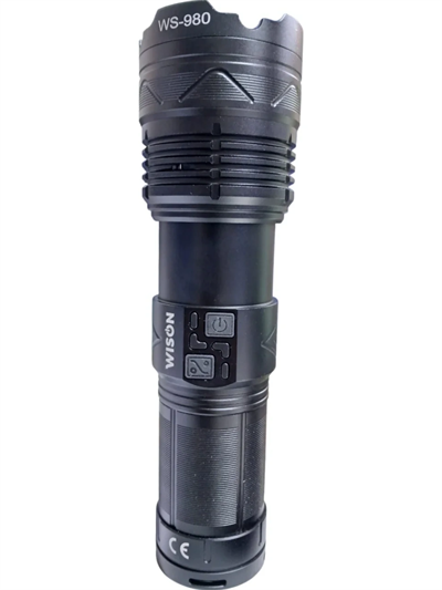 Profesyonel Zoomlu El Feneri | 60w – 7000 Lümen – 13.200 Mah – Type‑c – Metal Gövde Bx40