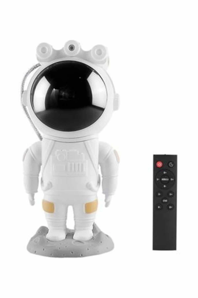 Projeksiyon Astronot Lamba Speaker Sevimli Astronot Bluetooth Hoparlör