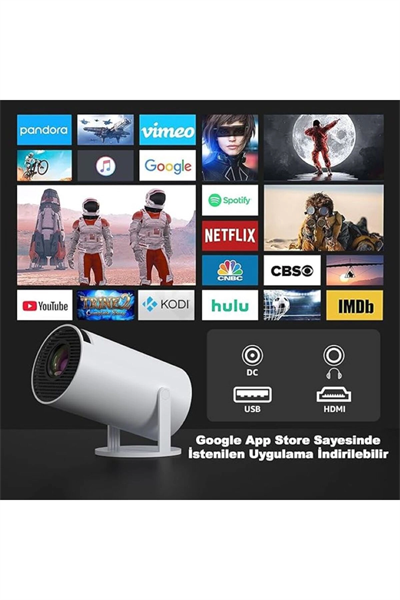 Projeksiyon Cihazı - Renk: Beyaz, Çözünürlük Teknolojisi: HD, Çözünürlük: 1280 x 720