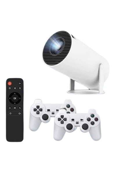 Projeksiyon Cihazı Video Oyun Konsolu 8 GB Hafıza LCD Ekran Kumandalı