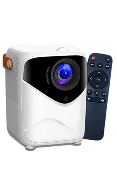 Projeksiyon Ev Sineması Bluetooth 4k HD Kaliteli Görüntü Kumandalı
