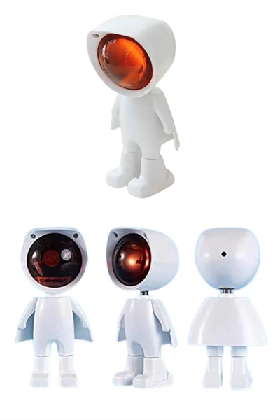 Projeksiyon Güneş Lambası Astronot Gün Batımı Projektör LED Işıklı