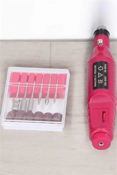Protez Tırnak Manikür ve Pedikür Seti Elektrikli