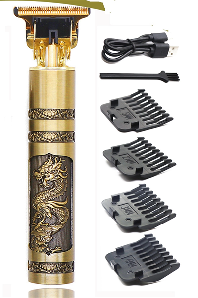 Ps-033 Çelik Kasa Profesyonel T-bıçak Saç Sakal Ense Ve Çizim Tıraş Makinesi