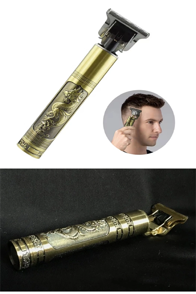 Ps-033 Çelik Kasa Profesyonel T-bıçak Saç Sakal Ense Ve Çizim Tıraş Makinesi