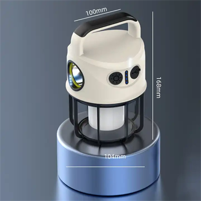 Ps-22025 Çift Işıklı Type-c Powerbank Özellikli Taşınabilir Şarj Edilebilir Kamp Lambası