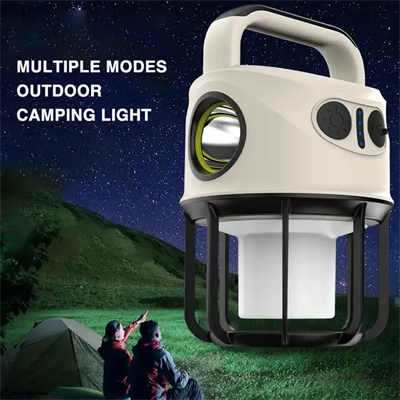 Ps-22025 Çift Işıklı Type-c Powerbank Özellikli Taşınabilir Şarj Edilebilir Kamp Lambası