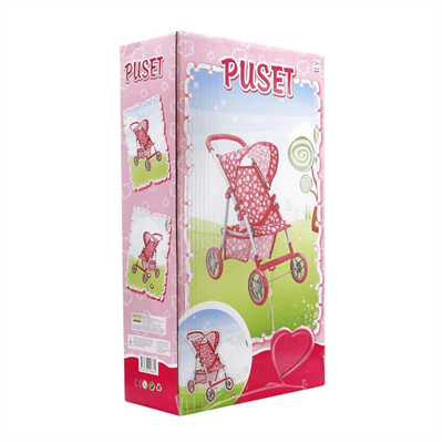 Puantiyeli 4 Tekerlekli Puset