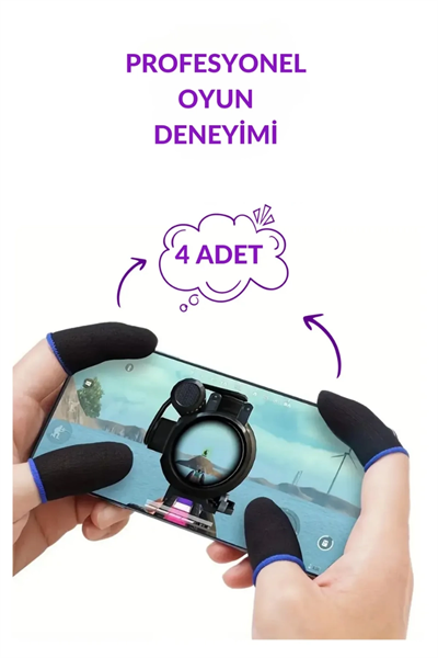 Pubg Parmaklık Eldiveni Keskin Kontrol ve Konfor Oyun Performansı Arttırır Dayanıklı Oyuncu Tercihi