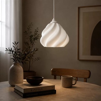 Pumpkin Tekli̇ Sarkıt Avi̇ze Yatak Odasi Avize – Salon Ve Mutfak Aydınlatması 22 X 37 Cm Beyaz Askı