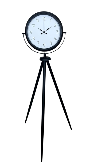 Pure Black Tripod Ayaklı Saat