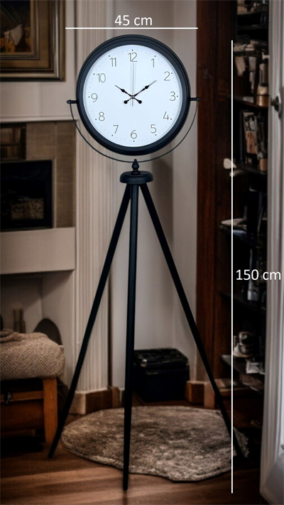 Pure Black Tripod Ayaklı Saat