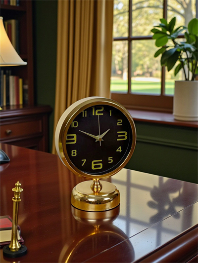 Pure Gold 25 x 20 Cm Metal Masa Saati