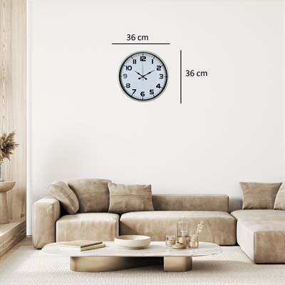 Pure Krem 36 Cm Klasik Duvar Saati