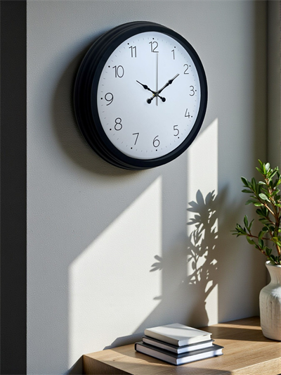 Pure Time Black 40 Cm Metal Duvar Saati