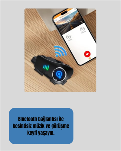 Q28 Kameralı Motosiklet Kask Kulaklık Bluetooth 5.3 Su Geçirmez 1080P HD Yeni Nesil