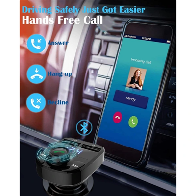 QC 3.1A USB & PD /TF FM Transmitter