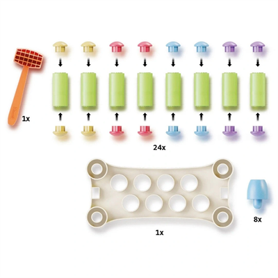 Quercetti Çekiç Oyunu 34 Parça